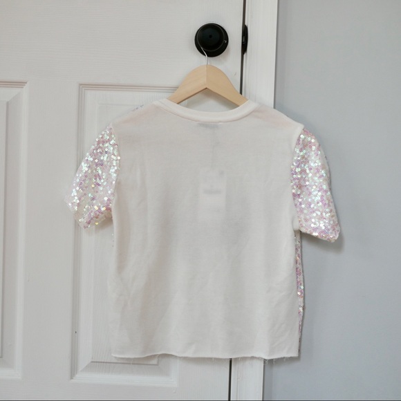 NWT Zara sequin crop top - Picture 2 of 8